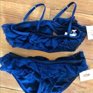 Juicy Couture Blue Bikini Swimwear